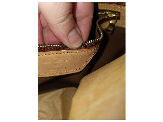 Borsa Messenger Louis Vuitton in Pelle Marrone Scuro - vista 5