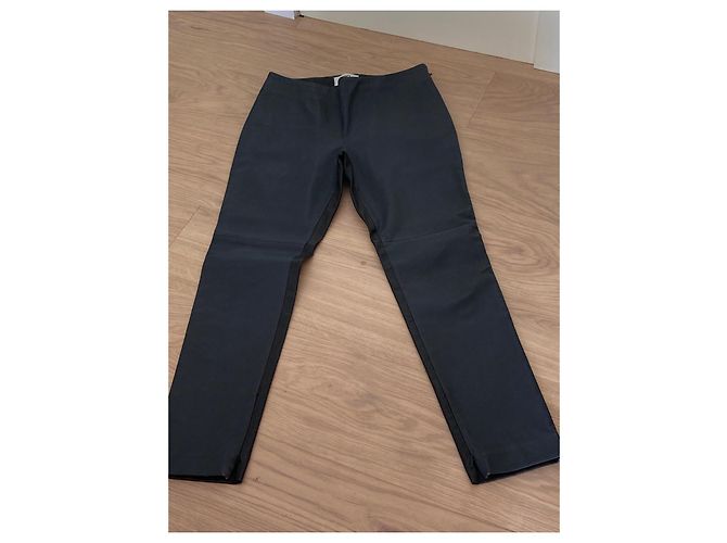 Fendi Lederhose Anthrazitgrau - Ansicht 5