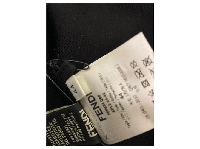 Fendi Lederhose Anthrazitgrau - Ansicht 7