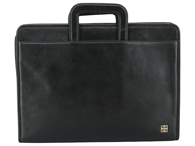 Borsa a mano GIVENCHY in pelle nera Auth bs21067 Nero - vista 13
