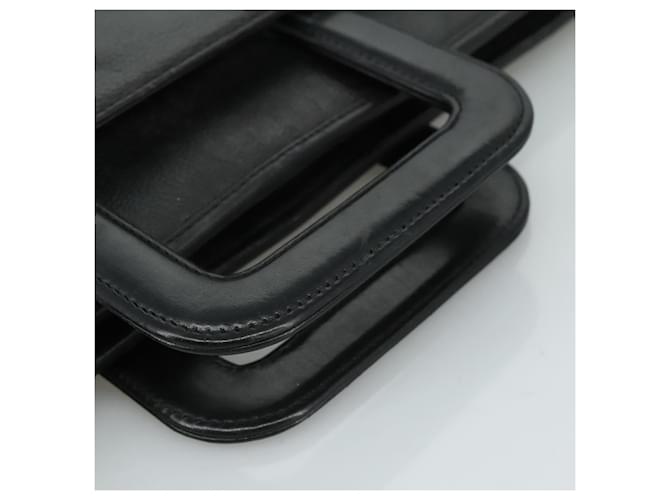 Borsa a mano GIVENCHY in pelle nera Auth bs21067 Nero - vista 7