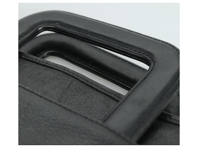 Borsa a mano GIVENCHY in pelle nera Auth bs21067 Nero - vista 8