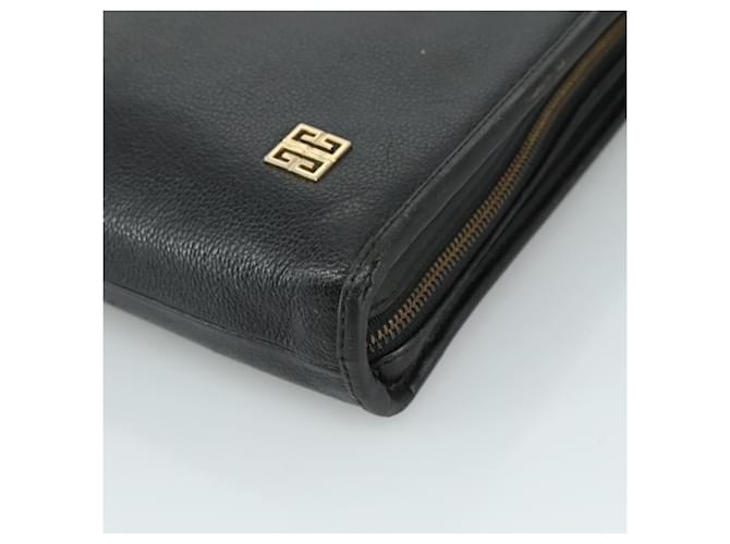 Borsa a mano GIVENCHY in pelle nera Auth bs21067 Nero - vista 9