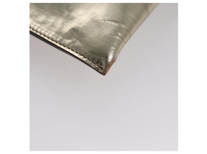 Borsa Clutch Miu Miu Smalto Oro Auth 107847 D'oro - vista 15