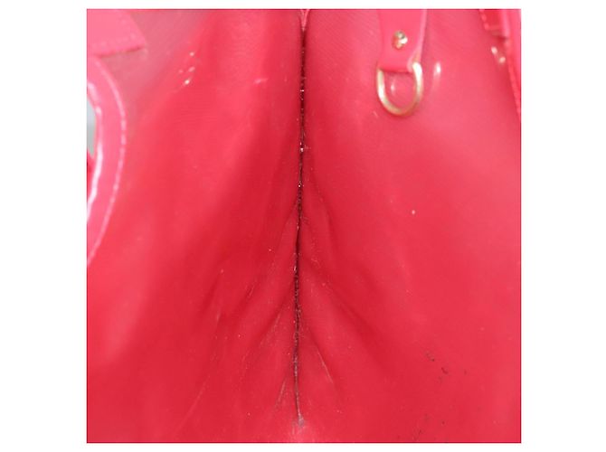 LOUIS VUITTON Epi Plage Via Borsa a Mano Vinile Rosso Grenadine M92152 LV Auth bs20812 - vista 20