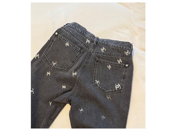 Chanel Jeans Anthrazitgrau - Ansicht 2