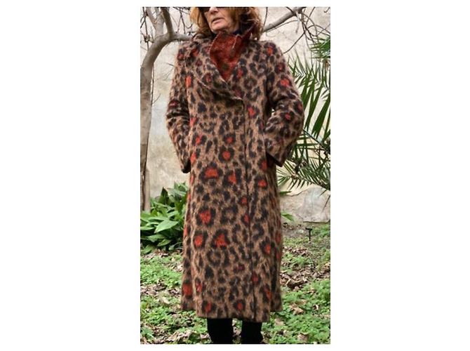 Cappotto in lana Maliparmi multicolore - vista 5