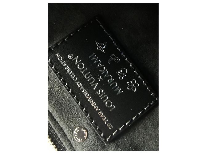 2025 Louis Vuitton x TM Pochette Accessoires Takashi Murakami Nero Multicolore - vista 5