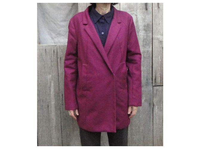 Abrigo rojo de algodón Comptoir Des Cotonniers Roja - vista 5