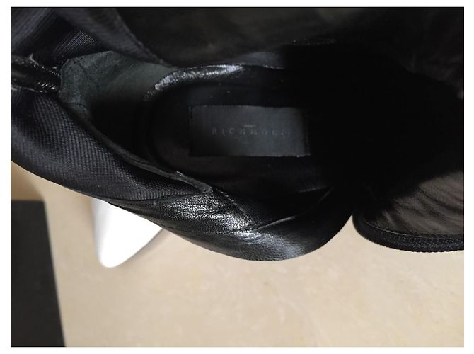 Botas John Richmond de cuero negro - vista 13