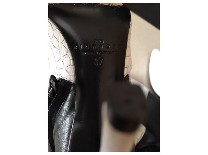 Botas John Richmond de cuero negro - vista 15