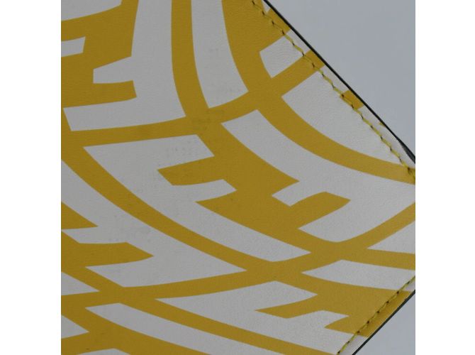 Borsa a Spalla Fendi Peekaboo Giallo - vista 5