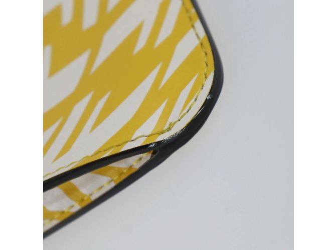 Borsa a Spalla Fendi Peekaboo Giallo - vista 6