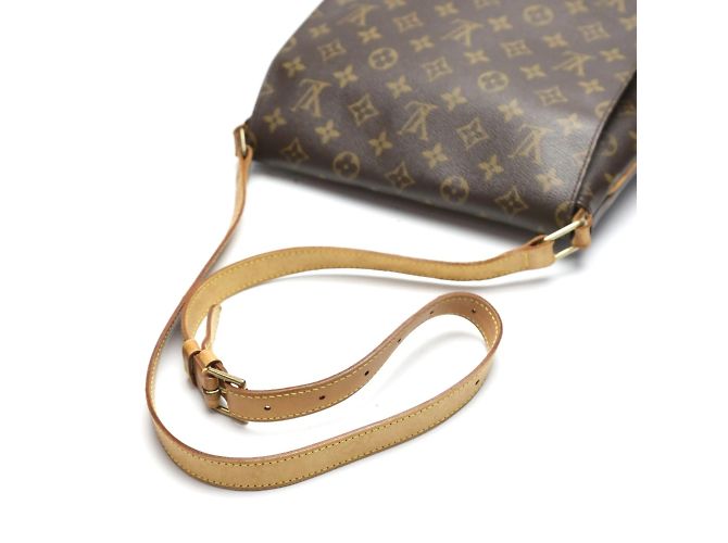 Borsa a Spalla Musette Monogram Louis Vuitton Marrone Monogramma - vista 10