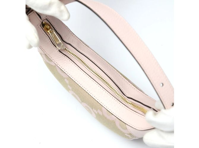Borsa Gucci Ophidia Jumbo GG Rosa - vista 10