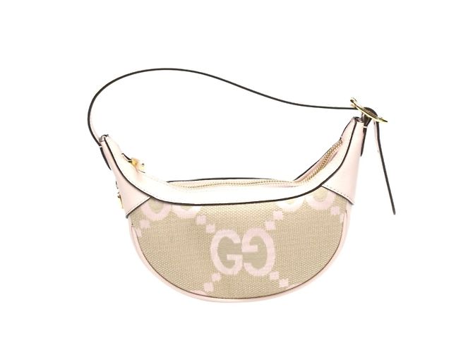 Borsa Gucci Ophidia Jumbo GG Rosa - vista 2