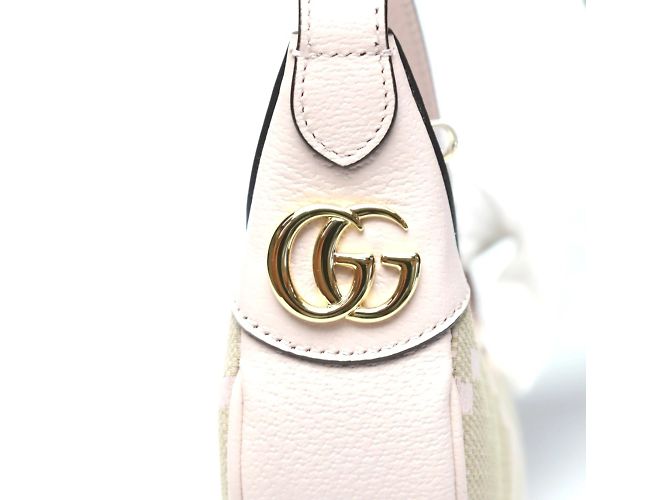 Borsa Gucci Ophidia Jumbo GG Rosa - vista 7