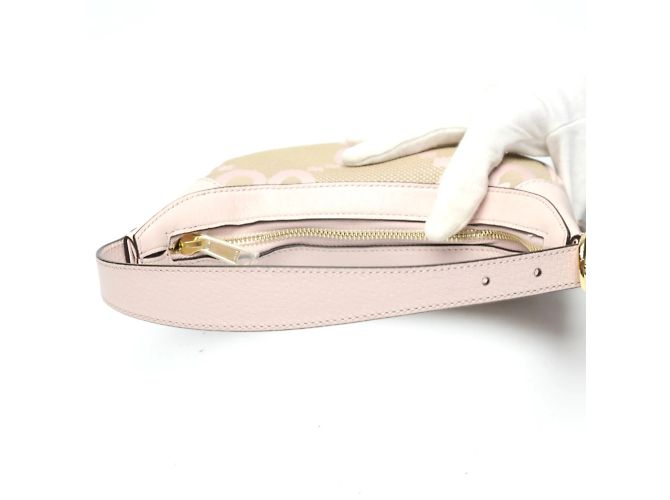 Borsa Gucci Ophidia Jumbo GG Rosa - vista 9