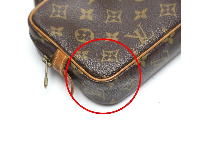 Borsa a Spalla Monogram Louis Vuitton Marrone Monogramma - vista 10