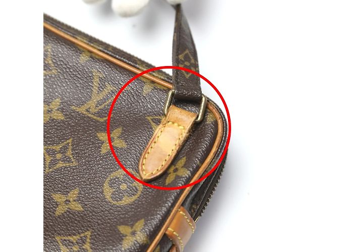 Borsa a Spalla Monogram Louis Vuitton Marrone Monogramma - vista 13
