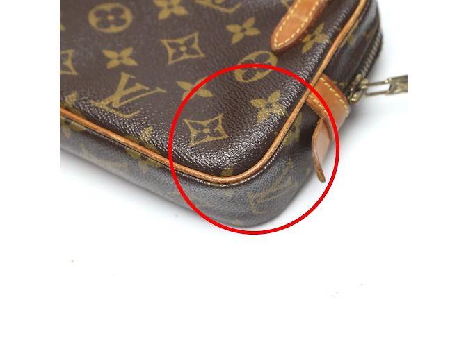 Borsa a Spalla Monogram Louis Vuitton Marrone Monogramma - vista 9