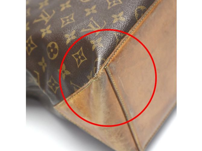 Borsa Tote Monogram Louis Vuitton Marrone Monogramma - vista 10