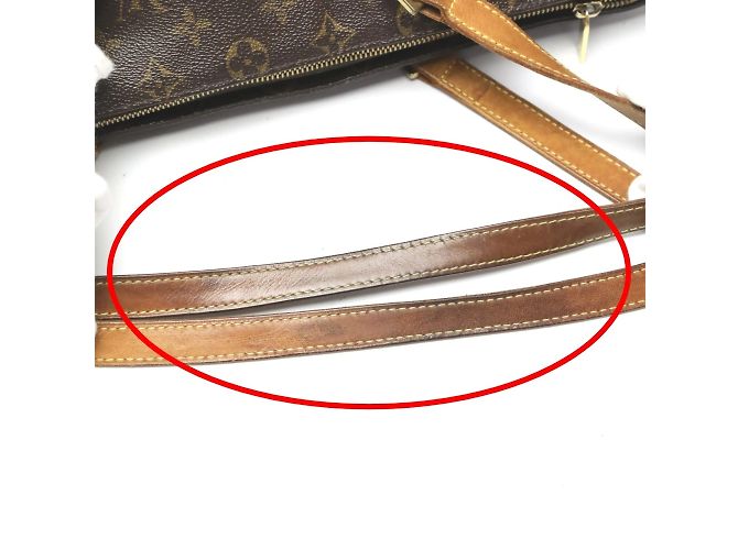 Borsa Tote Monogram Louis Vuitton Marrone Monogramma - vista 14