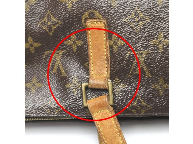 Borsa Tote Monogram Louis Vuitton Marrone Monogramma - vista 15