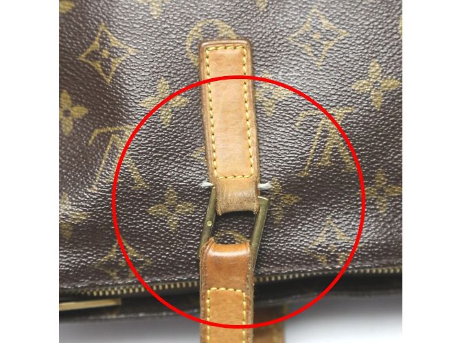 Borsa Tote Monogram Louis Vuitton Marrone Monogramma - vista 17