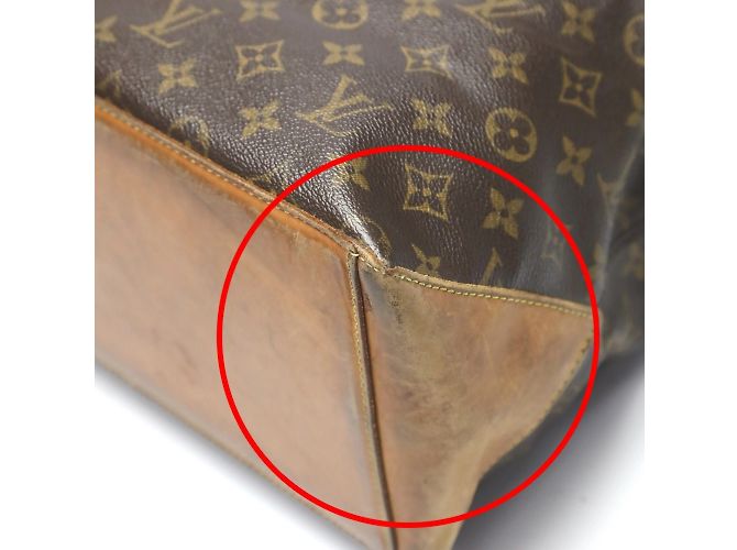 Borsa Tote Monogram Louis Vuitton Marrone Monogramma - vista 9