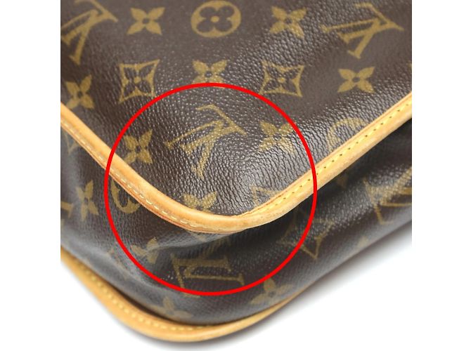 Bolso de Hombro Monograma Louis Vuitton Castaño - vista 9