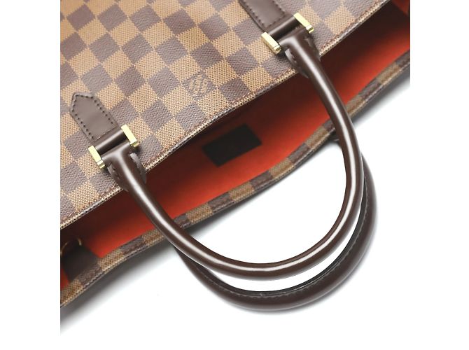 Damier Canvas Tote Bag von Louis Vuitton Braun Damier ebene - Ansicht 10