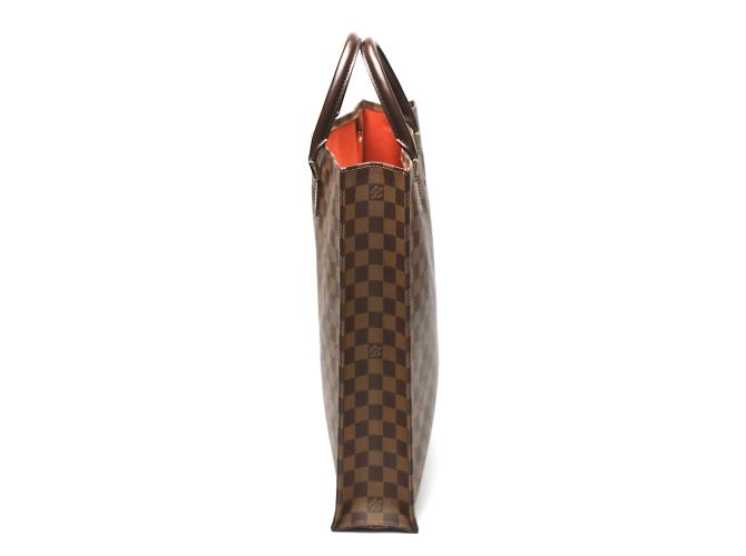 Damier Canvas Tote Bag von Louis Vuitton Braun Damier ebene - Ansicht 3