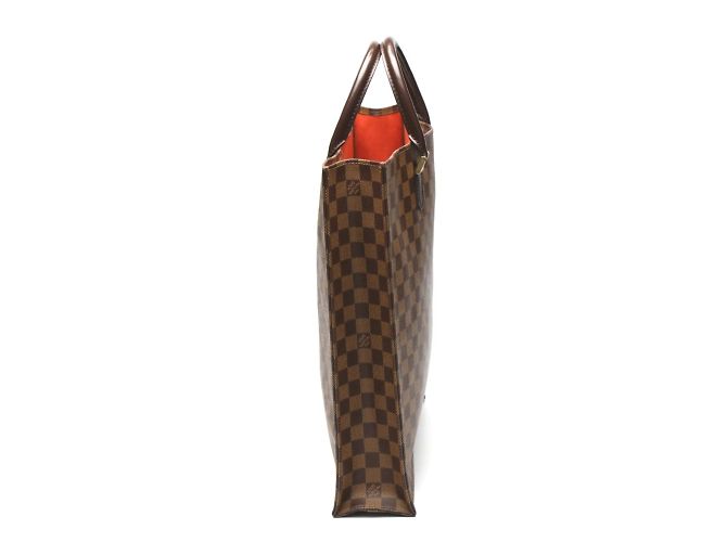 Damier Canvas Tote Bag von Louis Vuitton Braun Damier ebene - Ansicht 4