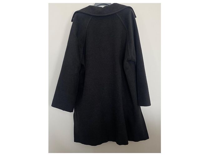 Abrigo Max Mara de lana gris oscuro Gris antracita - vista 6