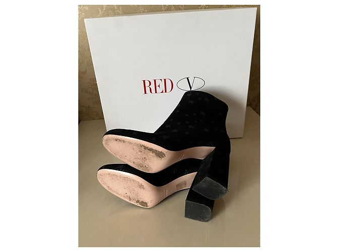 Stivaletti in pelle Red Valentino neri Nero - vista 12