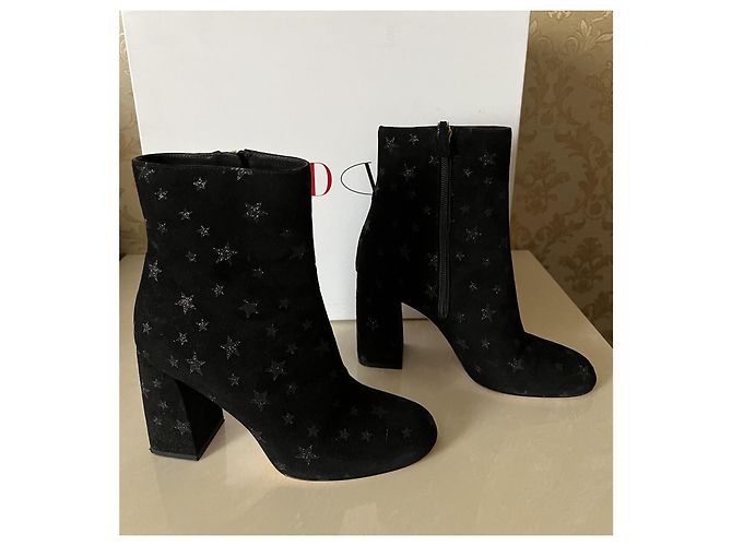 Stivaletti in pelle Red Valentino neri Nero - vista 17
