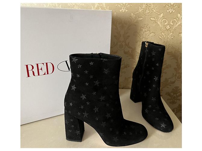 Stivaletti in pelle Red Valentino neri Nero - vista 3