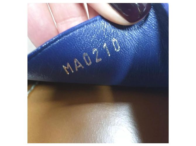 Sandali mule monogramma blu Louis Vuitton, infradito taglia 38 Multicolore - vista 7