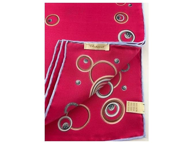 Chopard Seidenschal Art Deco Quadratisch Mehrfarben - Ansicht 2