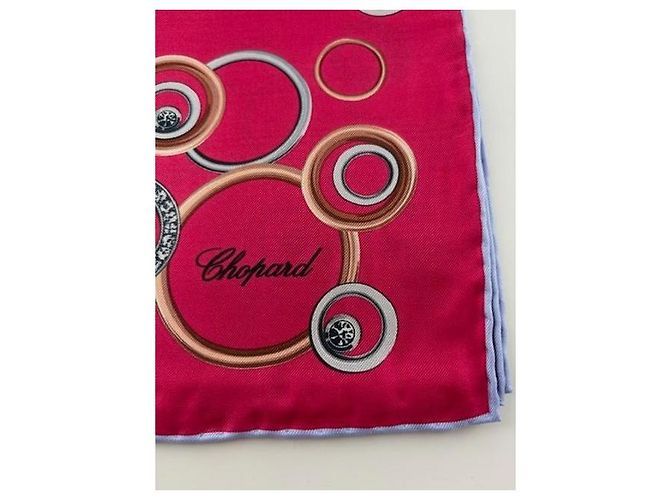 Chopard Seidenschal Art Deco Quadratisch Mehrfarben - Ansicht 5