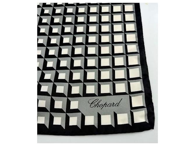 Luxuriöses Seidenschal im Quadrat CHOPARD Mehrfarben - Ansicht 4