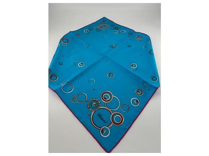 Foulard quadrato in seta di lusso CHOPARD Multicolore - vista 7