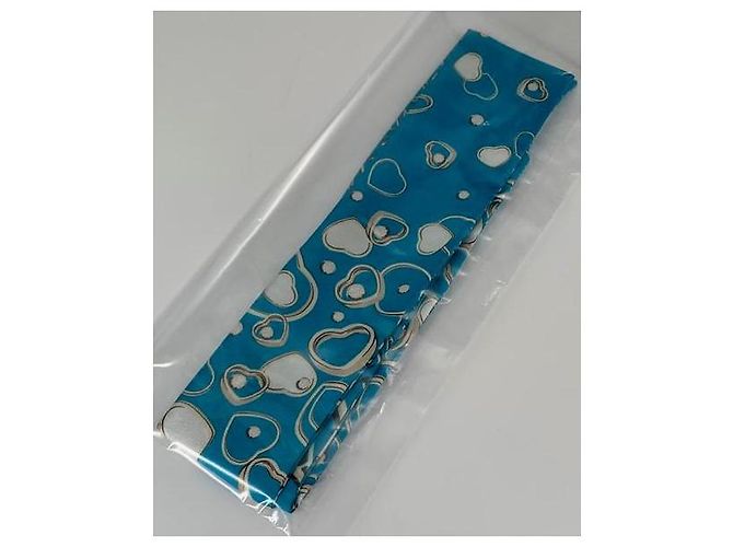 Chopard Love Happy Twilly Lenço de seda turquesa Multicor - vista 7