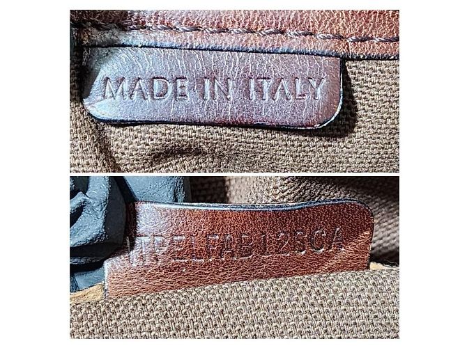Borsa Ashbury Knight in tela e pelle Nova Check Burberry Beige/Marrone - vista 14