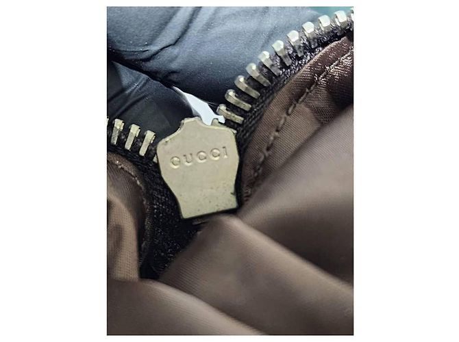 Sac de shopping Gucci en toile Diamante avec web marron/beige - vue 15