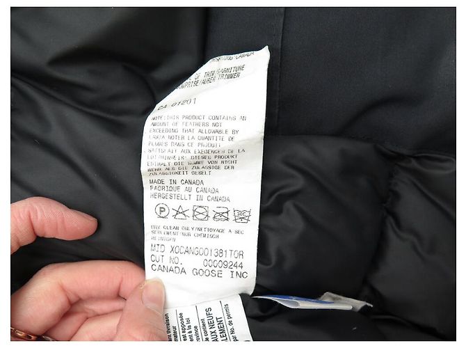 CANADA GOOSE CHATEAU 3426W PARKA COAT M 50 BLUE DOWN JACKET - view 10