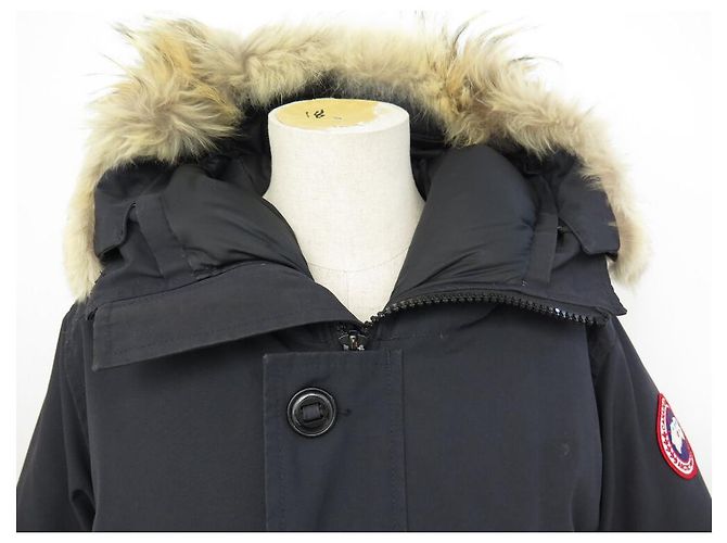 CANADA GOOSE CHATEAU 3426W PARKA COAT M 50 BLUE DOWN JACKET - view 2