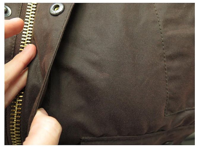 GIACCA BARBOUR BEAUFORT 36 S COTONE OLIO MARRONE - vista 11