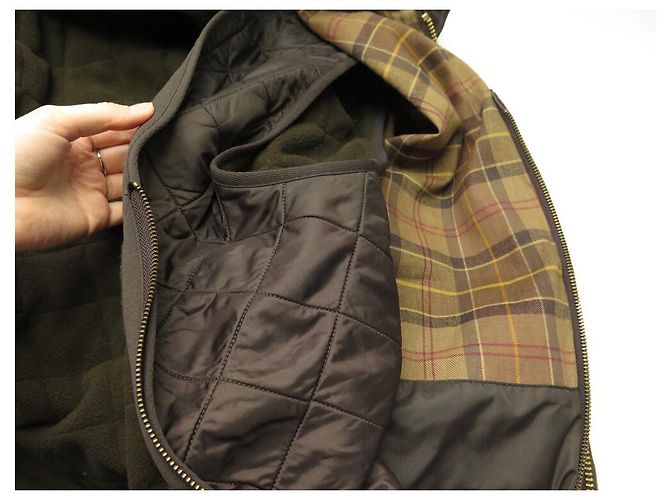 GIACCA BARBOUR BEAUFORT 36 S COTONE OLIO MARRONE - vista 8